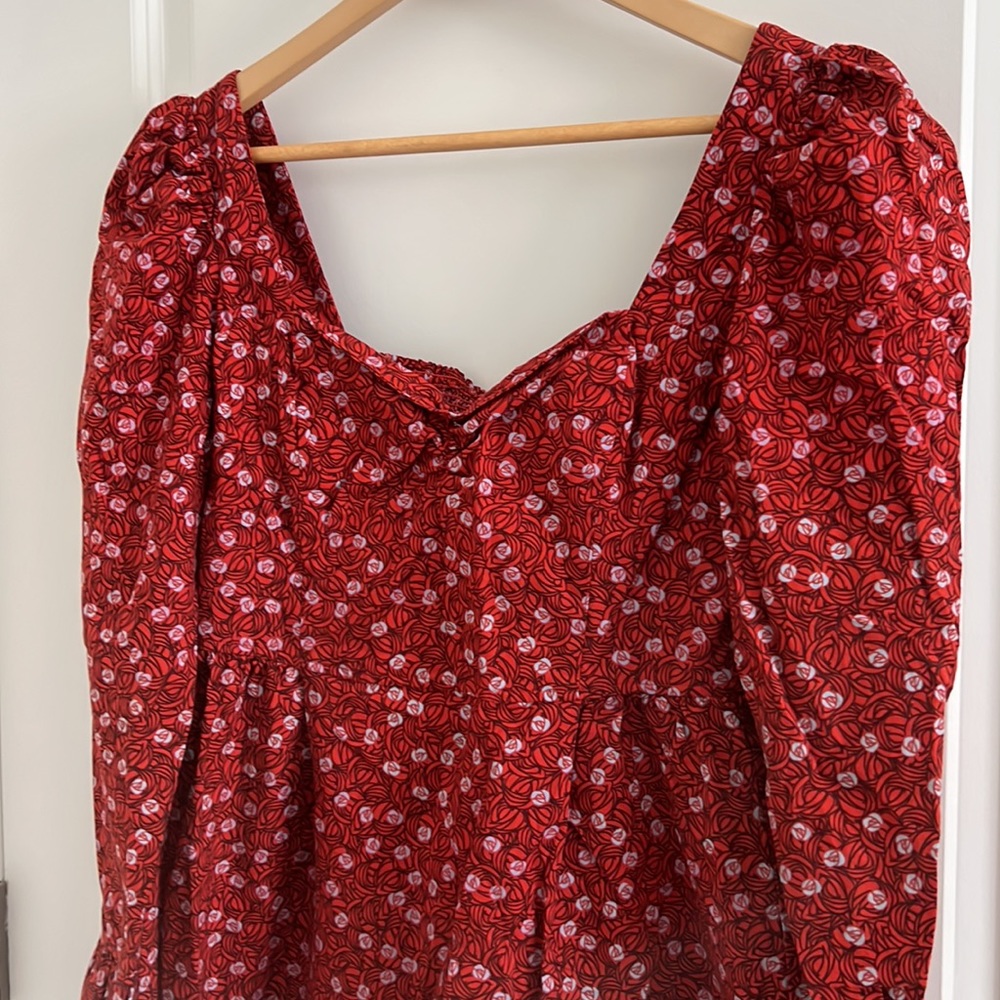 Aritzia Wilfred Dress - RED - Picture 2 of 7